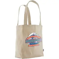 Patagonia Recycled Market Tote Laukku great waves / classic tan Koko Uni