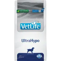 Farmina Vet Life UltraHypo Canine, Koiran kuivaruoka, Adult, 2 kg