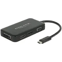 DeLOCK 63929 Usb C -monitoimiporttisovitin