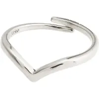 Pilgrim Lulu Recycled Stack Ring - Silver - ONE SIZE