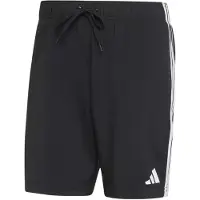 Adidas Surffishortsit '3 STRIPES SWIM SHORTS 8' musta / valkoinen