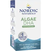 Nordic Naturals Algae DHA (Omega-3 levistä) 500 mg - 60 kapselia - 60 kapselia