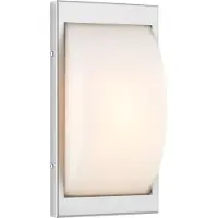 LCD Ulkoseinävalaisin liiketunnistimella 068SEN, Alumiini/harmaa/sinkki, Ruostumaton teräs, Moderni