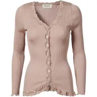 Rosemunde Rwbabette Ls V-Neck Regular Lace Ca - Pink - L