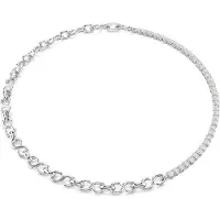 Swarovski Ketju 'MATRIX' hopea / läpinäkyvä