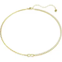 Swarovski Ketju 'MATRIX' kulta / läpinäkyvä