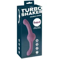 You2Toys Turbo Shaker - kaksipäinen vibraattori (liila)