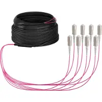 Efbe-Schott Elektronik O8321S20OM4, 20 m, U-DQ(ZN) BH, OM4, 8x SC, 8x SC