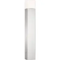 LCD Linus-pylväsvalaisin ruostumattomasta teräksestä Linus, Alumiini/harmaa/sinkki, Ruostumaton teräs, Moderni