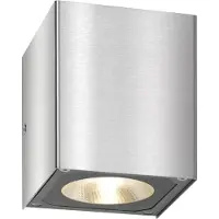 LCD Ulkoseinävalaisin 5026, Alumiini/harmaa/sinkki, Ruostumaton teräs, Moderni,