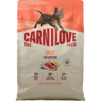 Carnilove True Fresh - True Fresh Cat Beef for Kittens 6kg - Kissat - Kissanruoka - Kuivaruoka