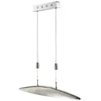 FISCHER&HONSEL GMBH Led riippuvalaisin SHINE, himmennettävä, Alumiini/harmaa/sinkki, Olohuone/ruokailutila, Alumiini, Moderni
