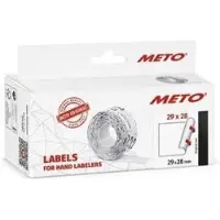 Meto Price labels 29x28 white 5 rls/1000
