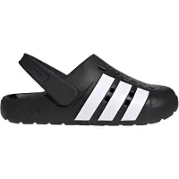 Adidas Puukengät & Crocs-jalkineet 'Adilette 2.0' musta / valkoinen