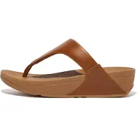FitFlop for woman. I88-592 Brown Lulu Leather Sandals (40), 3 to 5 cm, None, Casual
