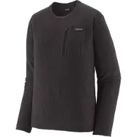 Patagonia Men's R1 Air Crew Black Välikerrastopit XL