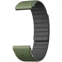 INF Garmin Fenix -ranneke, magneettinen silikoninen Garmin-kellohihna, yhteensopiva Fenix 8/7/6/5 -mallien kanssa Black 26 mm