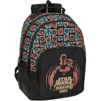 Safta Double Mandalorian & Grogu 20l 32x15x42 Cm Reppu