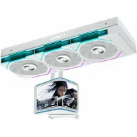 Lian Li HydroShift II OLED Curved 360 TL, 360mm AIO-nestejäähdytysratkaisu prosessorille, valkoinen