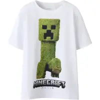 Name it Paita 'NKMNORAN MINECRAFT' harmaa / vihreä / musta / valkoinen