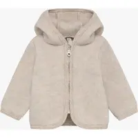 Huttelihut Villafleecetakki Merino + Korvat, Camel Melange, 86