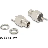 DeLOCK 90188, Suora, 20 V, 9 A, Hopea, 12 mm, 2,5 mm