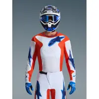 Alpinestars Fluid Grid MX-pusero Oranssi/Valkoinen/Sininen Miehet, size L