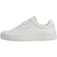 Pepe Jeans for woman. PLS000045 White Camden Hiss sneakers (37), Flat, Laces, Casual