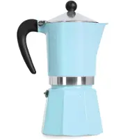 Bialetti Rainbow, Mokkapannu, Alumiini, 6 kuppia, Termoplastinen, Rainbow, 1 kpl