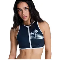Roxy The Retro Essentials Crop Top - Black - XL