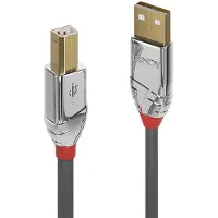 Lindy USB 2.0 tyypin A–B kaapeli - - Cromo Line - 7,5 m - Kaksoissuojattu - Kullatut koskettimet