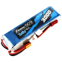 Gens ace 3000mah 7.4v 1c 2s1p Lipo Dronin Akku
