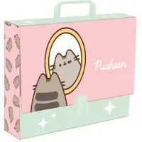 St. Majewski Kansio kahvalla A4 XL 33 x 24,8 x 9 cm. Pusheen 1