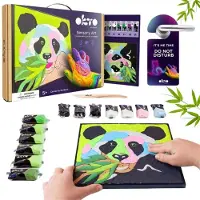 Okto Oktoclay panda muovailumaalaus