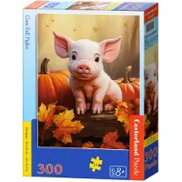 Castorland 300-palainen palapeli. Suloinen syksyinen porsas.