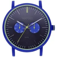 Watxandco WXCA2743 rannekello. Laatikko, musta. Unisex.
