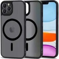 Tech-Protect iPhone 11 Pro Magmat Kotelo - MagSafe-yhteensopiva - Läpikuultava Musta