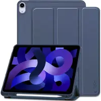 Tech-Protect iPad Air 11 2024/2025/2026/Air 2020/2022 SmartCase Pen Tri-Fold Folio -kotelo - tummansininen