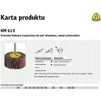 Klingspor Liuskalaikka KM 613; 20x20 mm; G80; 25 kpl.