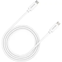 Canyon -kaapeli UC-44 USB-C - USB-C 240W 40Gbps 4k 1m valkoinen