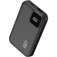 ISY Varavirtalähde IPP-5001 – 5000 mAh, 1 x USB-C, 1 x USB-A, musta