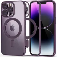 Tech-Protect iPhone 14 Pro MagShine Kotelo - MagSafe-yhteensopiva - Violetti / Kirkas
