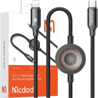 Mcdodo INDUKTIIVILATURI APPLE WATCHILLE 2IN1 KAAPELI IPHONE LIGHTNINGILLE