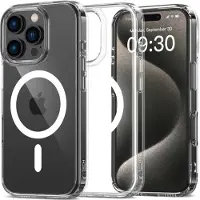 Tech-Protect iPhone 16 Pro Max Flexair Magneettinen Hybridikotelo - Läpinäkyvä