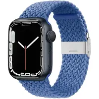 Crong Braided Wave Band for Apple Watch 42/44/45 mm blue