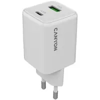 Canyon CU45AC GaN 45W 1xPD 1xQC EU-seinälaturi valkoinen