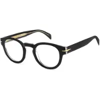 David Beckham DB 7125 47/25/145 musta kristalli asetaattikehykset MIESTEN DB 7125