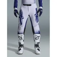Alpinestars Supertech Scenz Crossihousut Valkoinen/Sininen Miehet, size 38