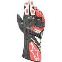 Alpinestars SP-8 V3 käsineet Musta/Valkoinen/Punainen unisex, size 2XL