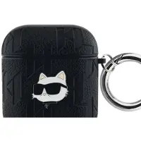 Karl Lagerfeld AirPods 1 -kotelo Monogram Choupette -musta